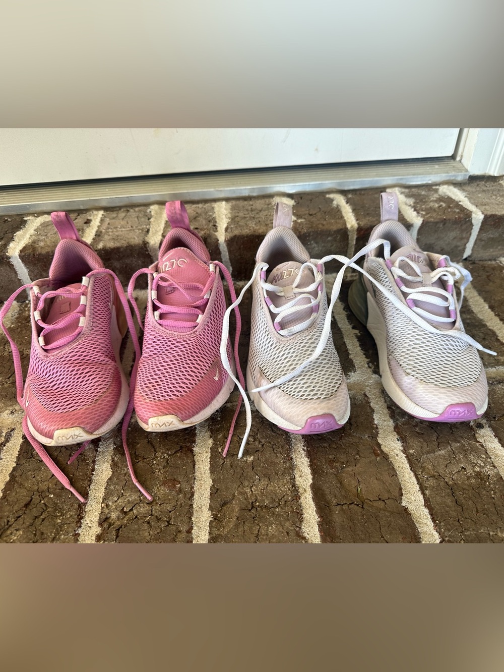 Girls Nike Air Max Shoes 2Y - pink and purple